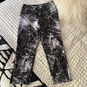 Nike Dri Fit Soft Running Crops with Reflective Stripe